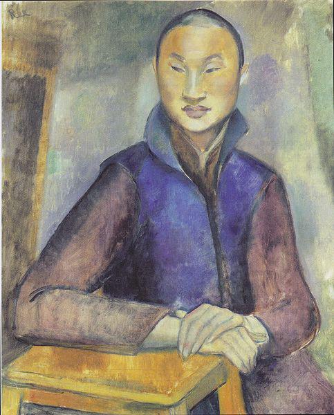 Anita Ree Young Chinese man oil painting image